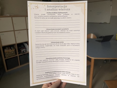Karta pracy: analiza i interpretacja wiersza MONTEPOLSKI