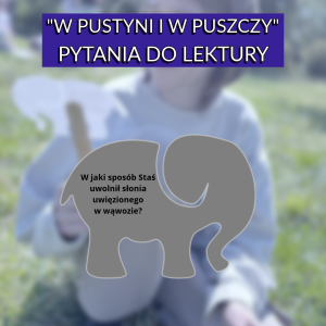 "W pustyni i w puszczy" quiz pytania do lektury