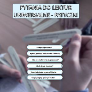 Pytania do lektur - uniwersalne - patyczki