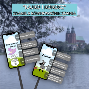 "Kajko i Kokosz" - zdanie a równoważnik zdania - uzupełnianka
