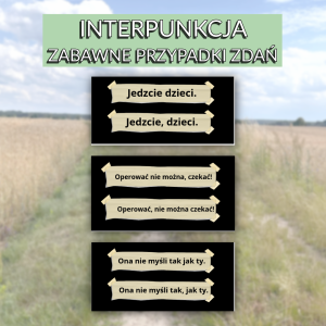 Interpunkcja - zabawne przypadki zdań