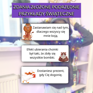Zdania złożone podrzędnie - przykłady świąteczne - Boże Narodzenie