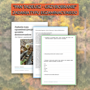 Zadania typu egzaminacyjnego – „Grzybobranie”