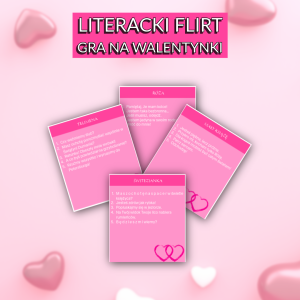Literacki flirt - gra na walentynki
