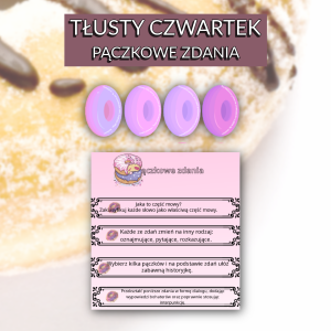 Pączkowe zdania – językowa zabawa na tłusty czwartek!